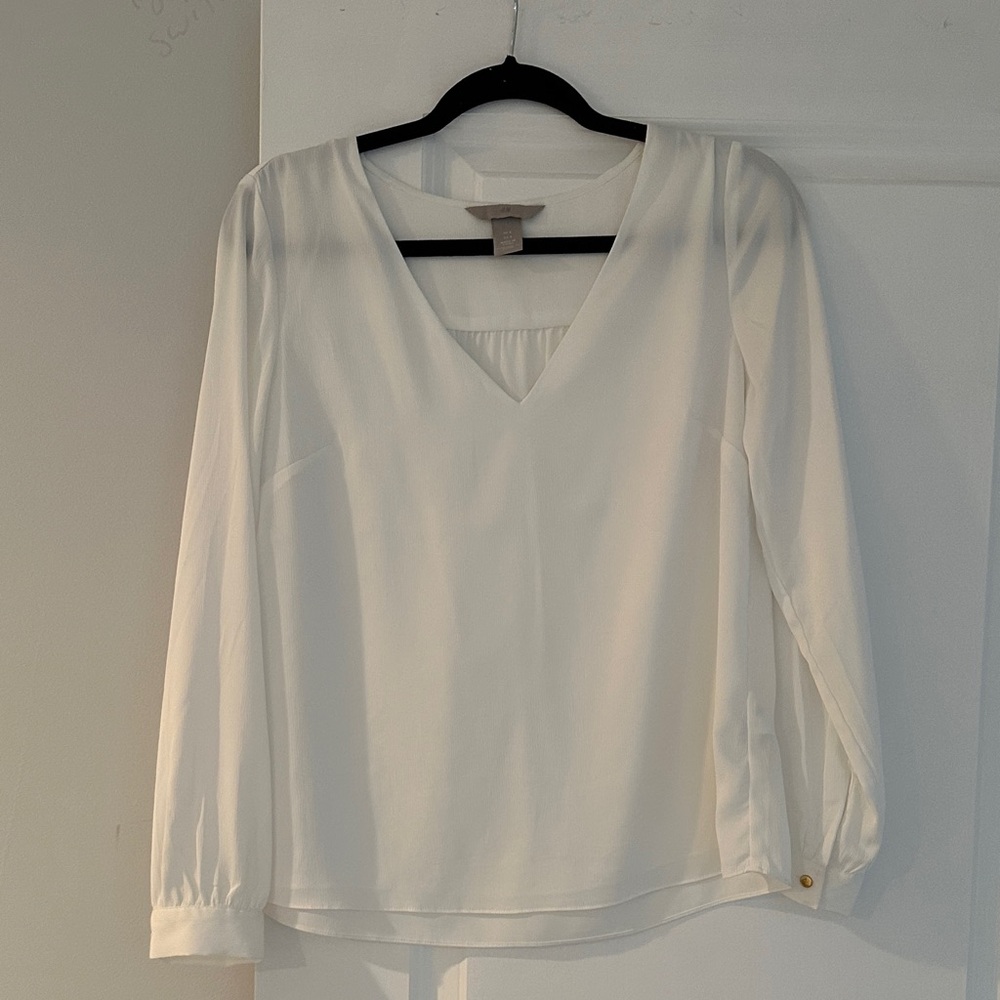 White H&M blouse